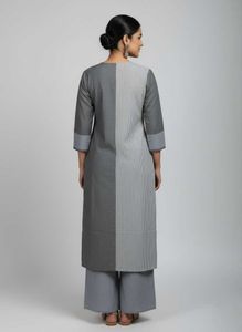 Elegant Grey Kurta Set