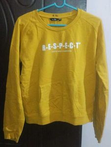 Yellow 'Respect' Sweatshirt