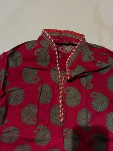 Paisley Print Kurta