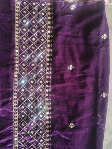 Elegant Purple Blouse Material