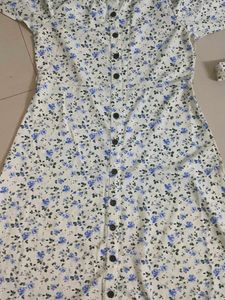 Floral Print Shirt Dress w/Belt