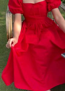 Red  Cute Dress
