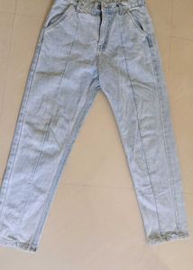 Light Wash Denim Pants