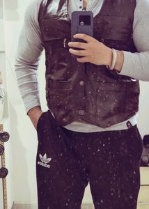 Half Sleeve Leather/Biker Jacket