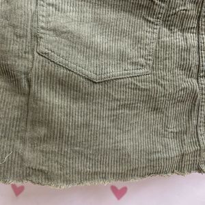 Corduroy mini Skirt
