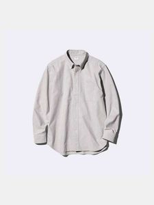 Uniqlo Light Gray Long Sleeve Shirt