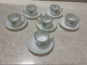 🆕Bone China Cup & Saucer Set Of 12