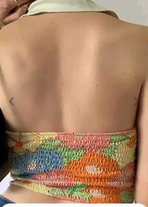 Floral Smocked Halter Top