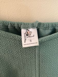 Green Puff Sleeve Top