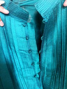 Ethinic Men Sea Green Kurta Set