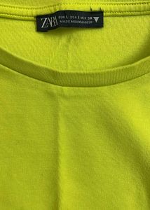 Neon Yellow Crop Top