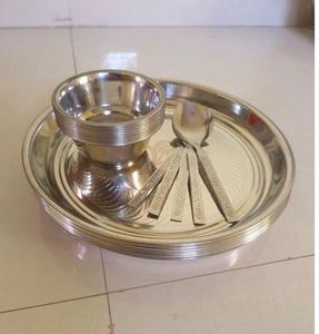 Set Of 9 Plate 3 Bowls Spoon