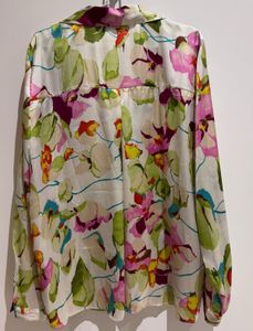 Zara Floral Print Button-Down Shirt