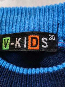 Trendy Blue Boys Sweater