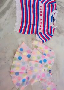 Kids Girl&#39;s Top Tshirt Jeans Mix 14 Dress Combo