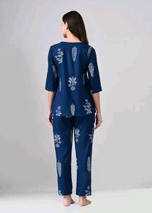 Floral Print Night Suit