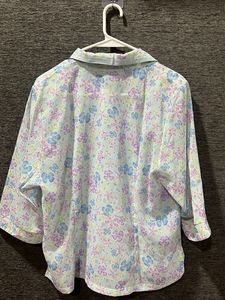 Floral Button-Down Top