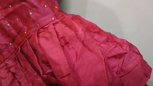 Elegant Ethnic Lahenga with Blouse Maggam Work