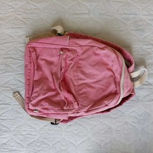 Pink Canvas Backpack
