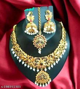 Elegant Gold Plated Jewelry Set