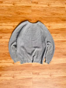 Cozy Gray Knit Sweater