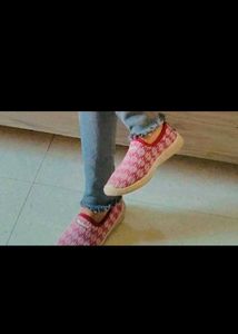2 Pair Shoes With Socks