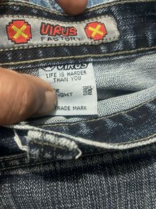 Wide Leg Denim Jeans