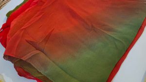 Double Coloured 6 Peace Set Dupatta
