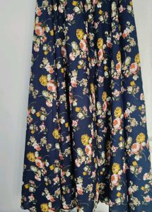 Navy Floral Maxi Dress