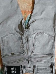 Grey Denim Jeans