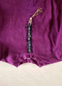 Vintage Purple Long Sleeve Top
