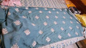 Stylish Work Saree For Party