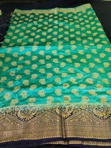 Silk Green Saree