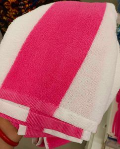 4 Colors Striped Bath Towel