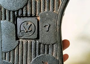 ODYSSIA Girls Synthetic Leather Black Velcro Shoes