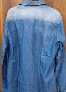 Blue Jeans Pattern Shirt Nuon by Westside