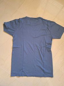 Men&#39;s Blue Strechable Tshirt