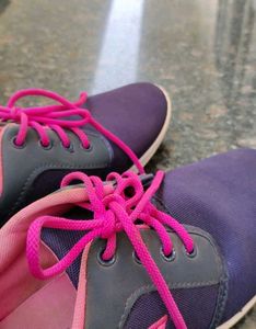 Purple &amp; Pink &#39;Z&#39; Sneakers - Size 8