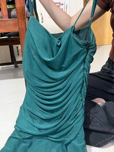 Emerald Green Maxi Slip Dress