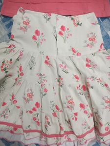 Cotton Skirt Top