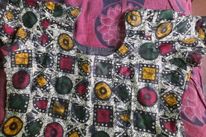 Beautiful Colorful Churidhar Top With Dupatta