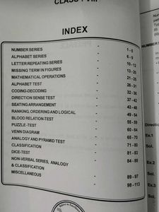 Mental Ability 8th
