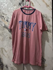 Tommy Jeans Pink Graphic Tee