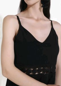 A Cut Of My Whims Black Dress
