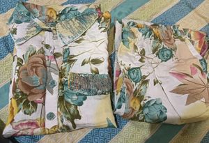 Floral Print Night Suit