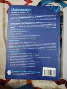 Class 11th R. D. Sharma Volume 1 &amp; 2 Book