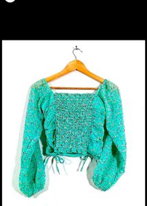 Floral Print Long Sleeve Top