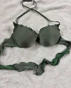 Y2k Ruffled Bikini Top