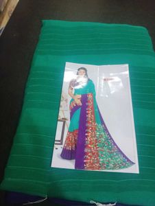 Elegant Floral Saree