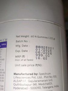 Bodywise Hair Health Gummies